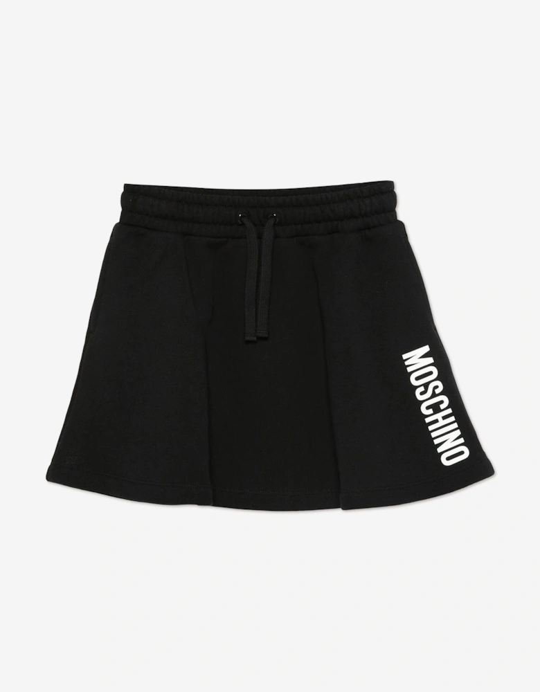 Girls Logo Skirt in Black