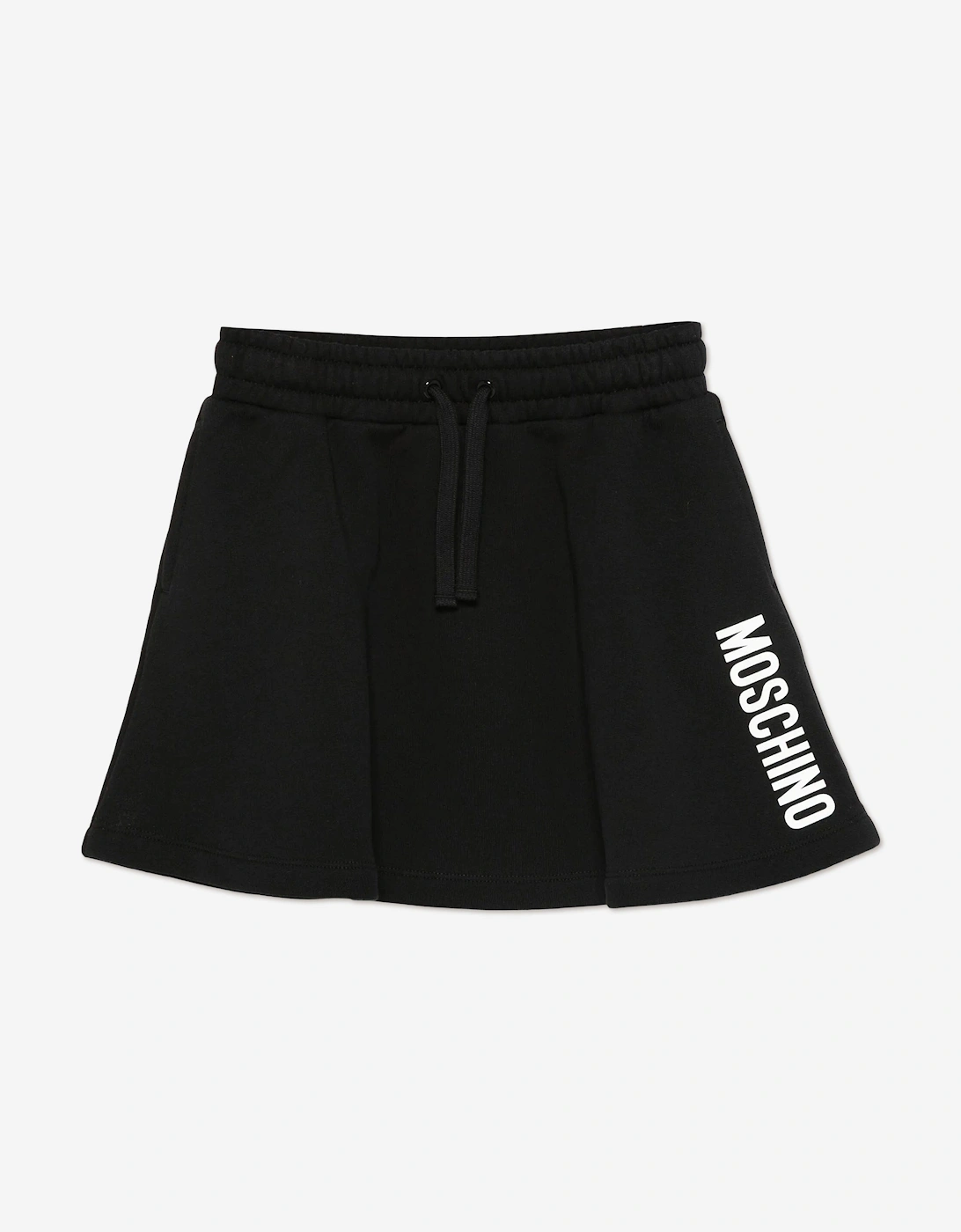 Moschino Girls Black 'S Logo Skirt In - Size: 10 Years Kids