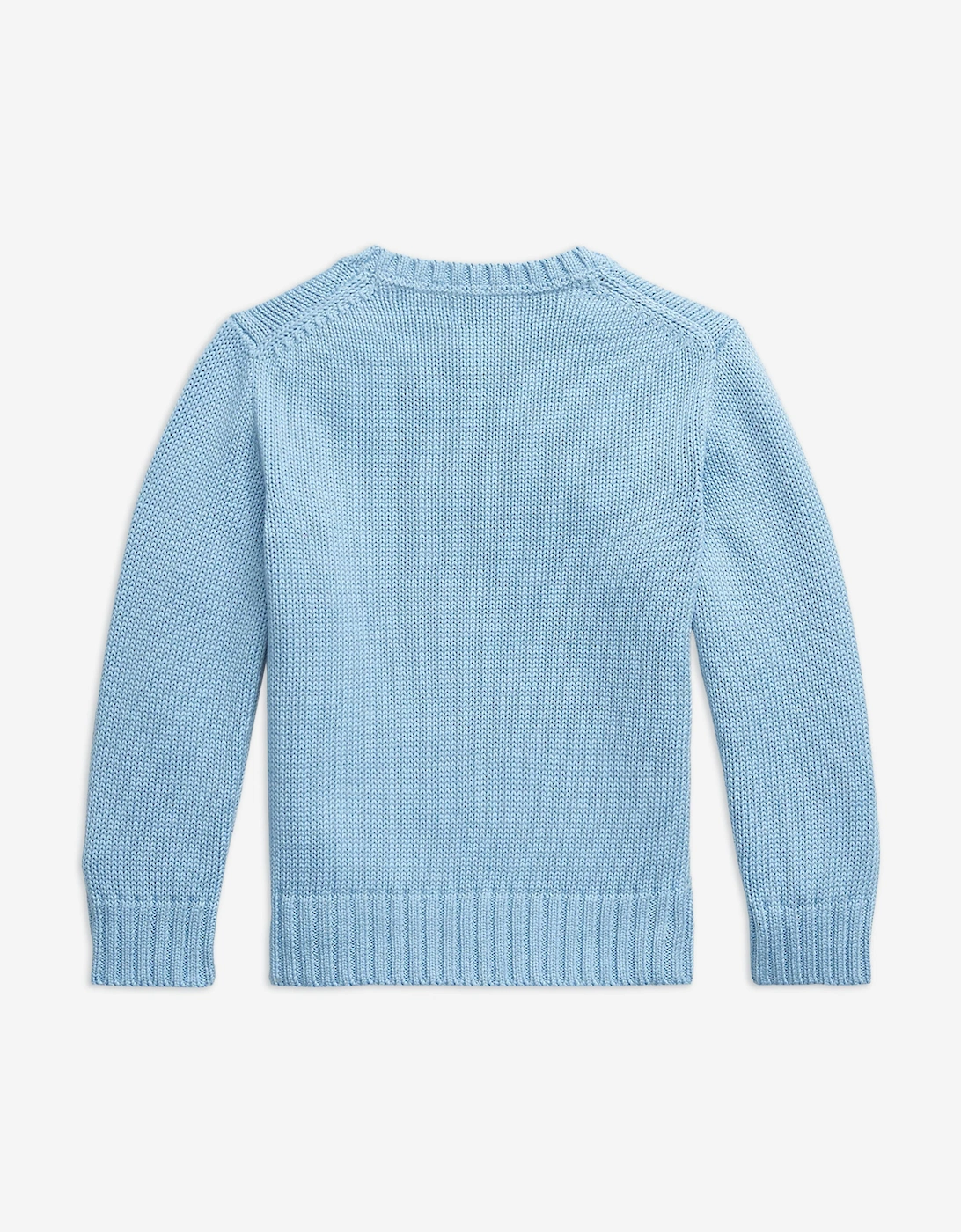 Boys Cotton Knit Jumper in Blue