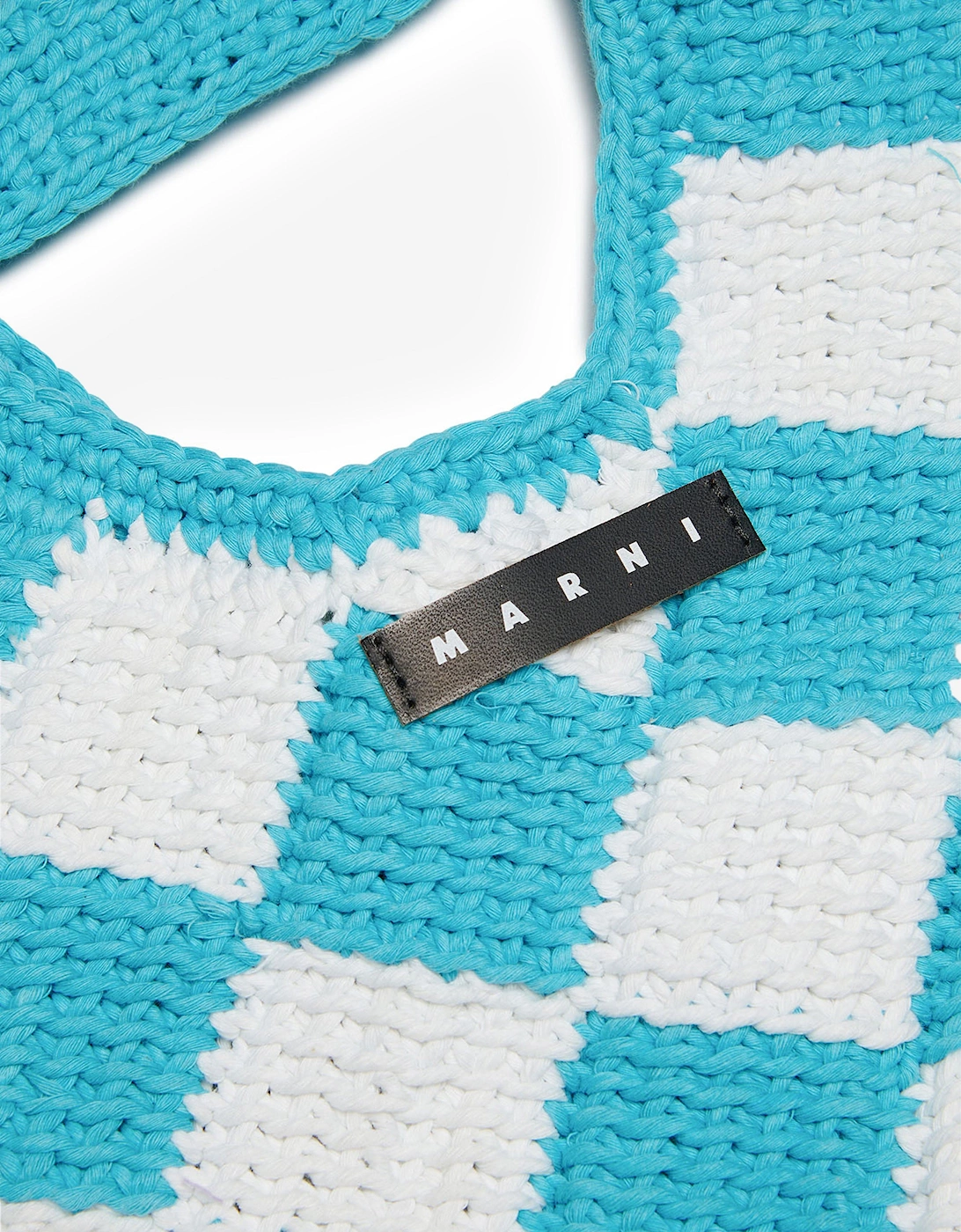 Girls Diamond Crochet Bag in Blue (25cm)