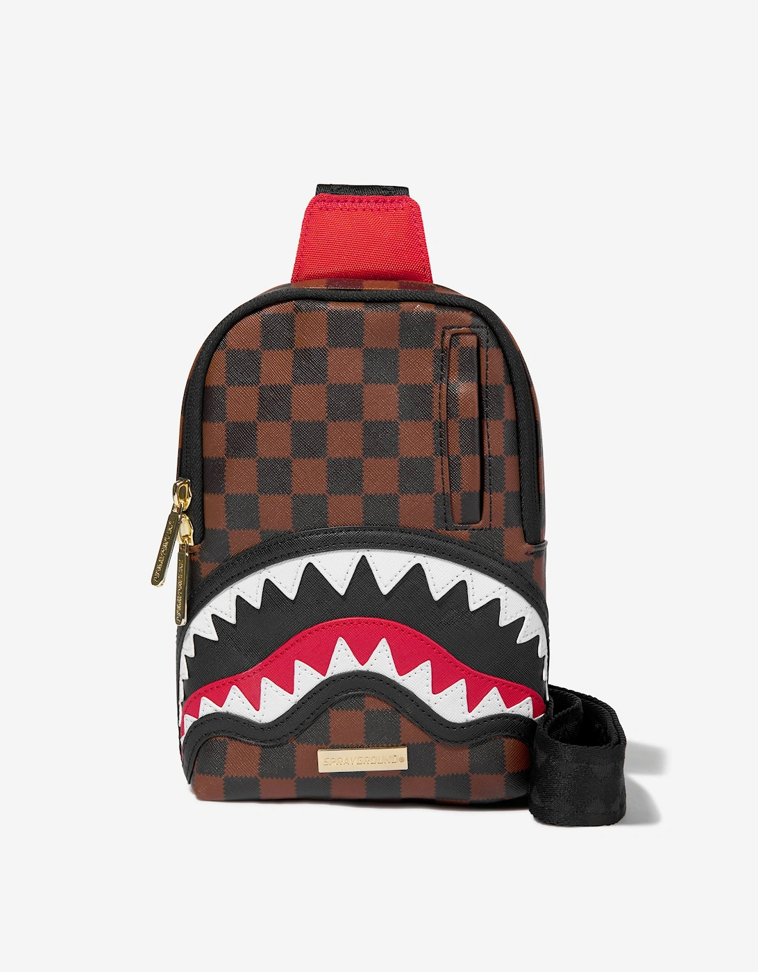 Kids Sawtooth Sharks In Paris One Strap Sling in Brown, 7 of 6