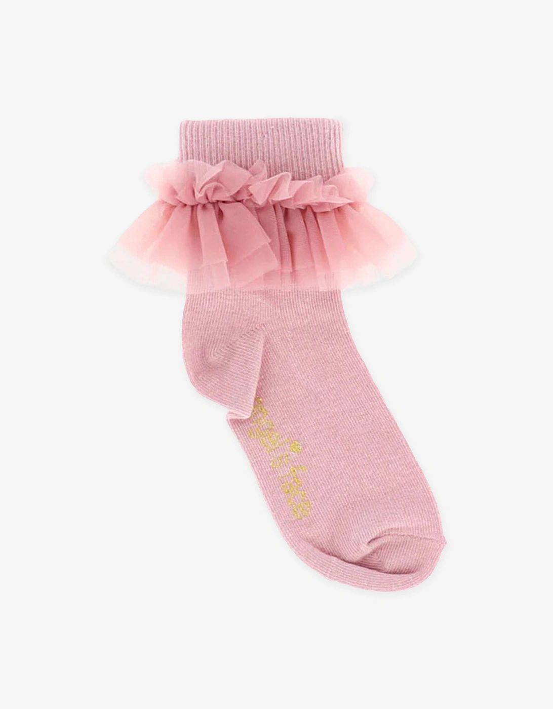 Angels Face Girls Frilly Socks in Pink, 4 of 3