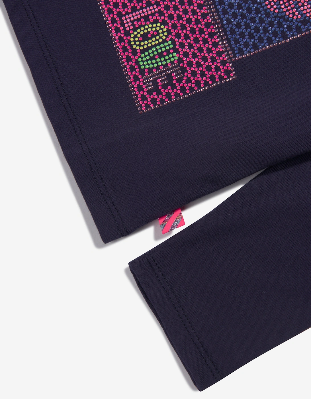 Billieblush Girls Long Sleeve T-Shirt in Navy