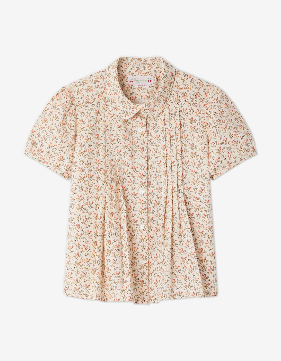 Girls Fiammetta Blouse in Beige, 4 of 3
