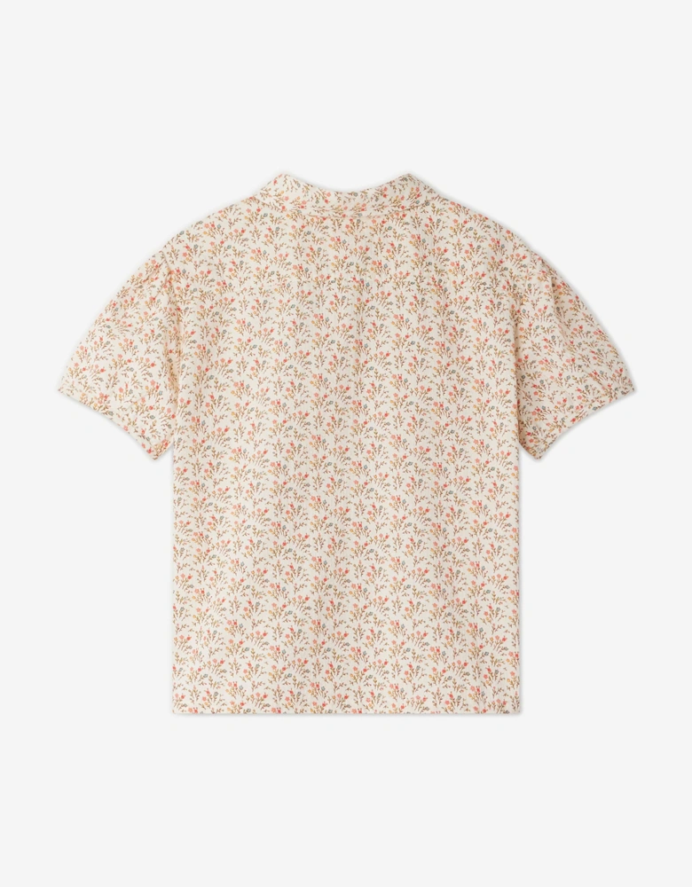 Girls Fiammetta Blouse in Beige