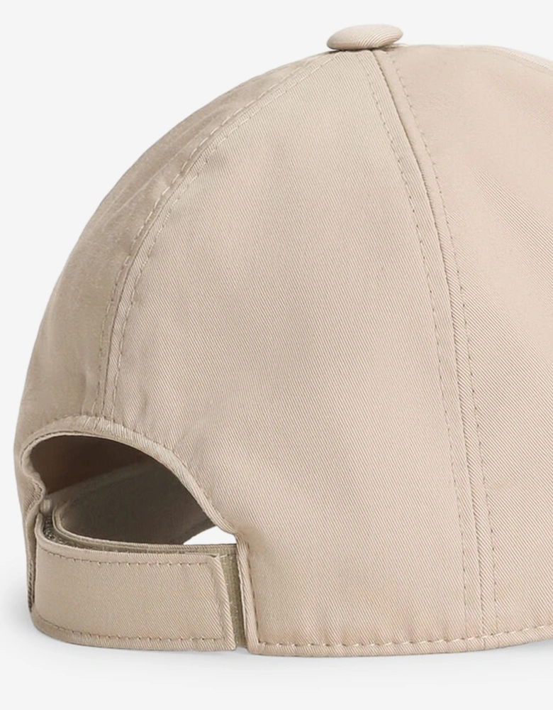 Kids Milano Logo Cap in Beige