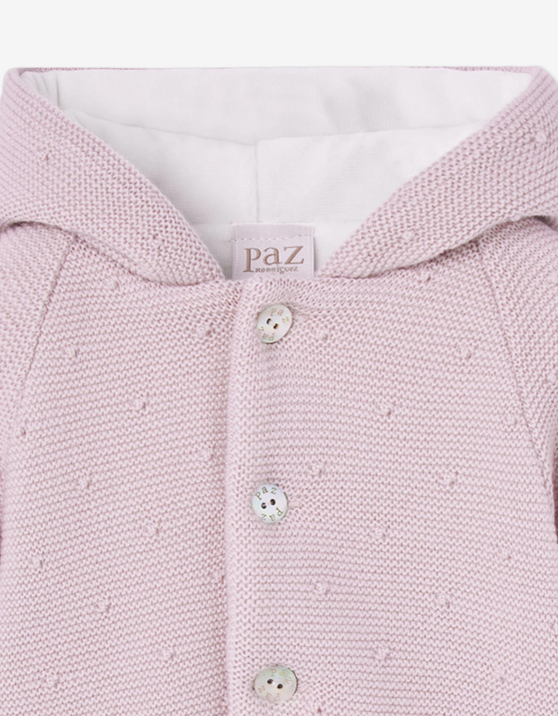 Baby Girls Knitted Coat in Purple