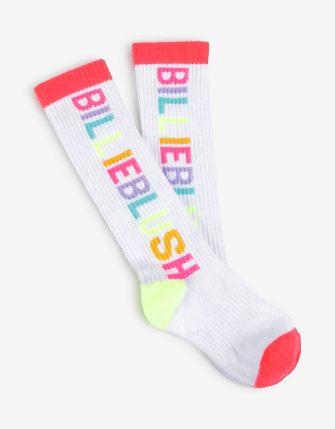 Billieblush Girls Logo High Socks in White, 3 of 2