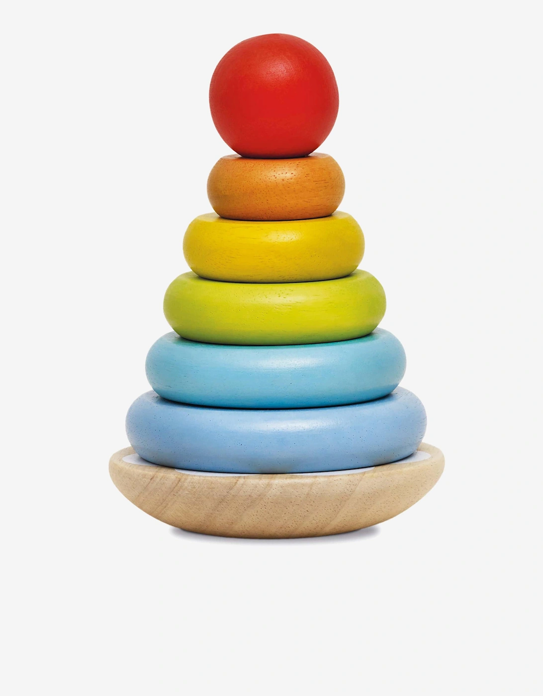 Le Toy Van Girls Multi  Rainbow Stacking Tower-7 Piece (W11.5 X D11.5 X H18cm) - Size One Size, Kids