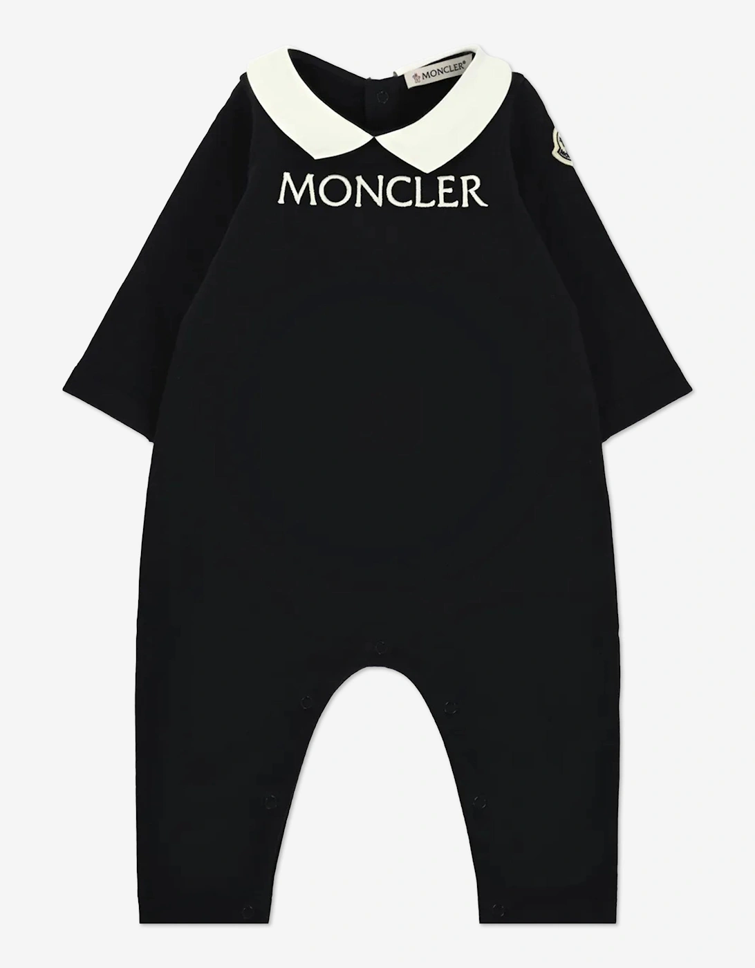 Baby Logo Romper in Navy, 5 of 4