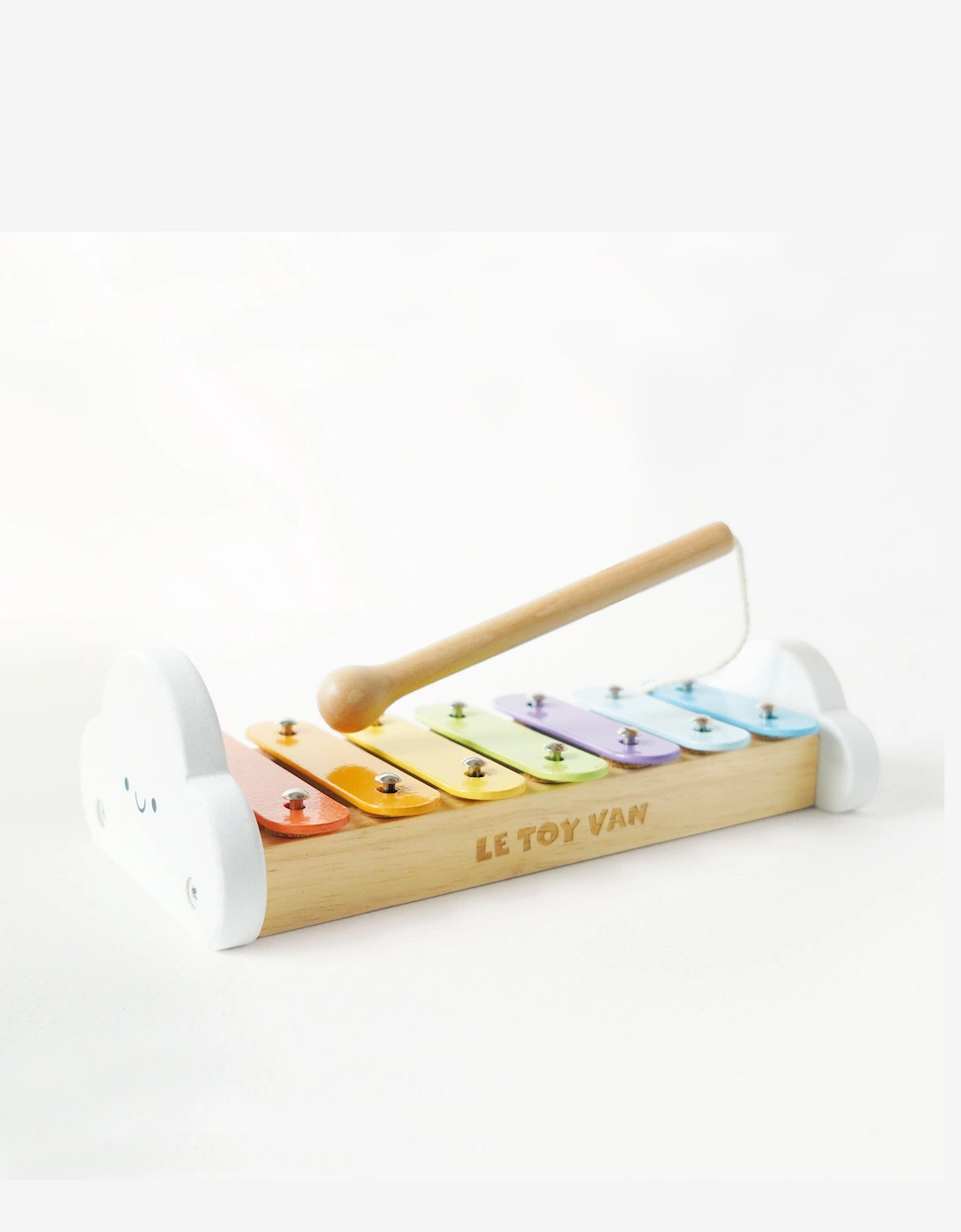 Rainbow Wooden Xylophone (W:22 x D:14.5 x H:15cm)