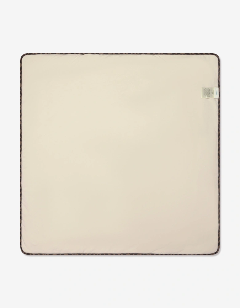 Baby Quilted Cotton Blanket in Beige (80cm)