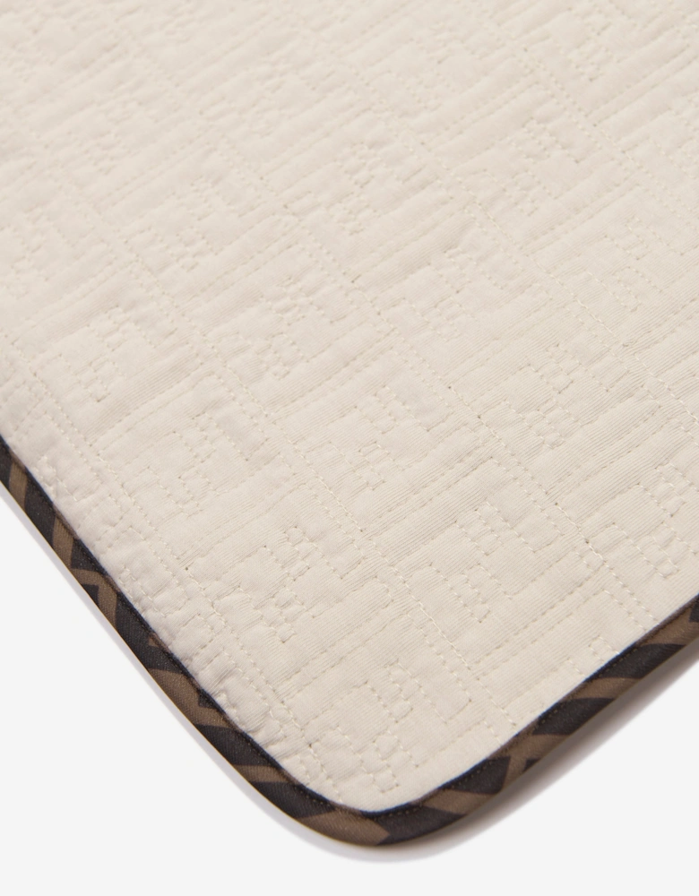 Baby Quilted Cotton Blanket in Beige (80cm)