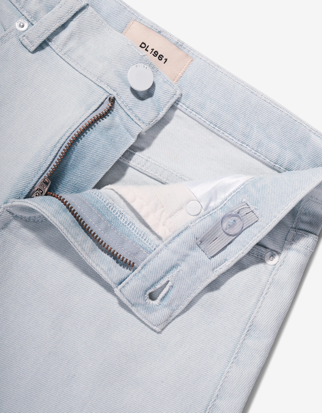 Girls Jenny Denim Fur Mini Skirt in Blue