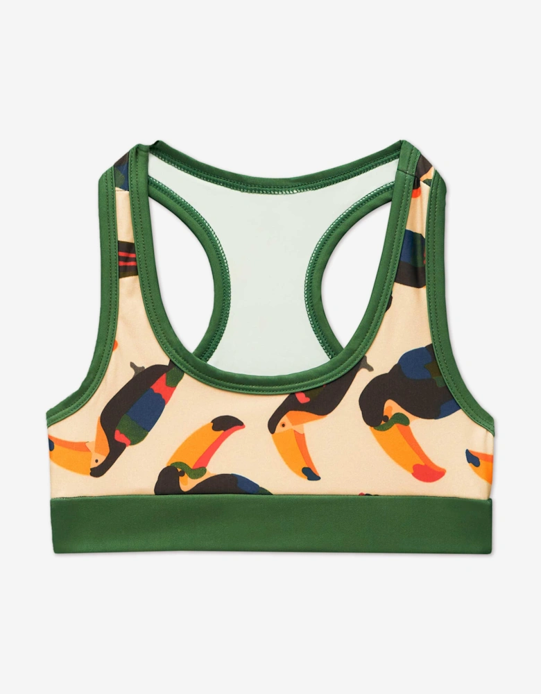 Girls Toucan Bikini in Beige