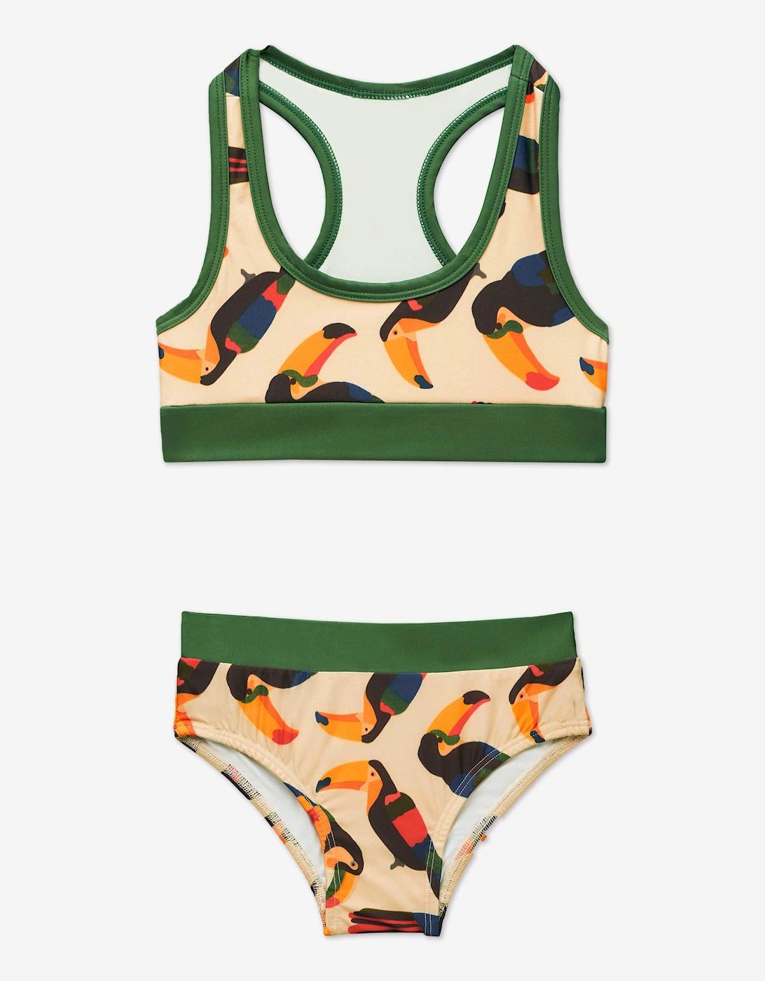 Girls Toucan Bikini in Beige, 5 of 4