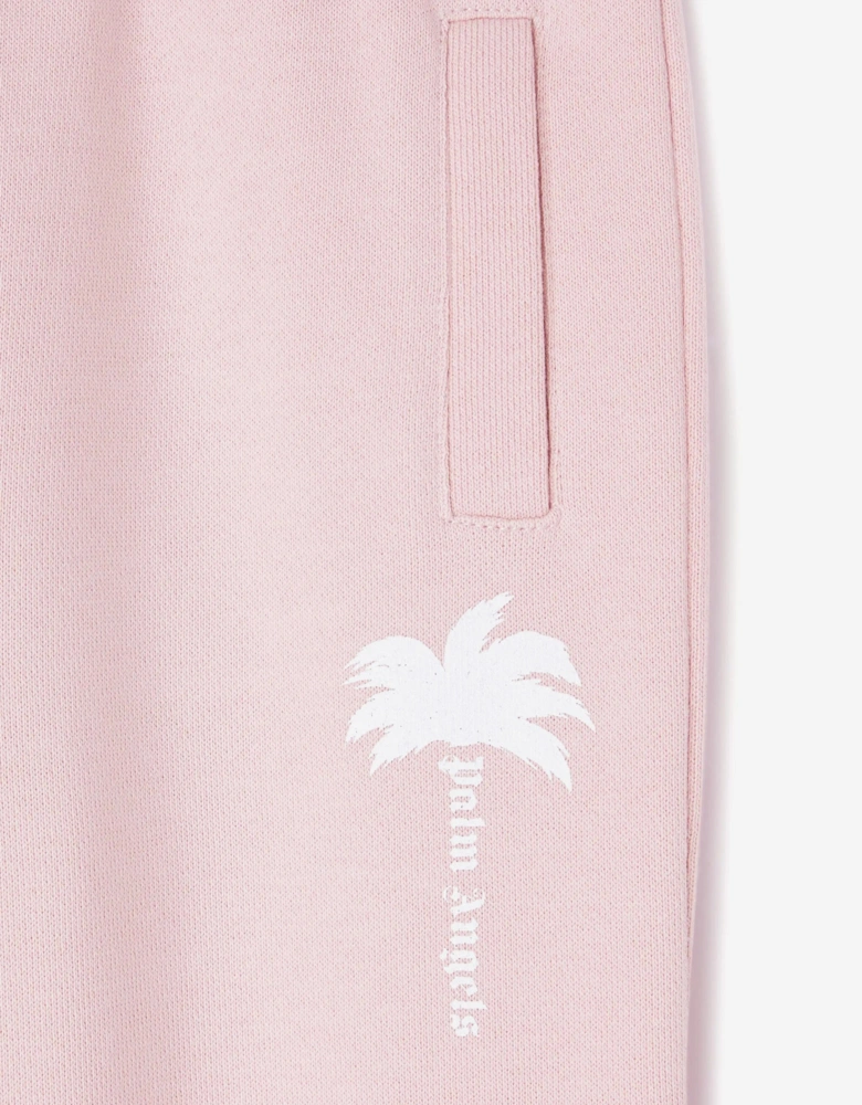 Baby Girls The Palm Logo Joggers in Pink