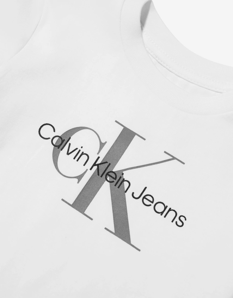 Baby Monogram T-Shirt in White
