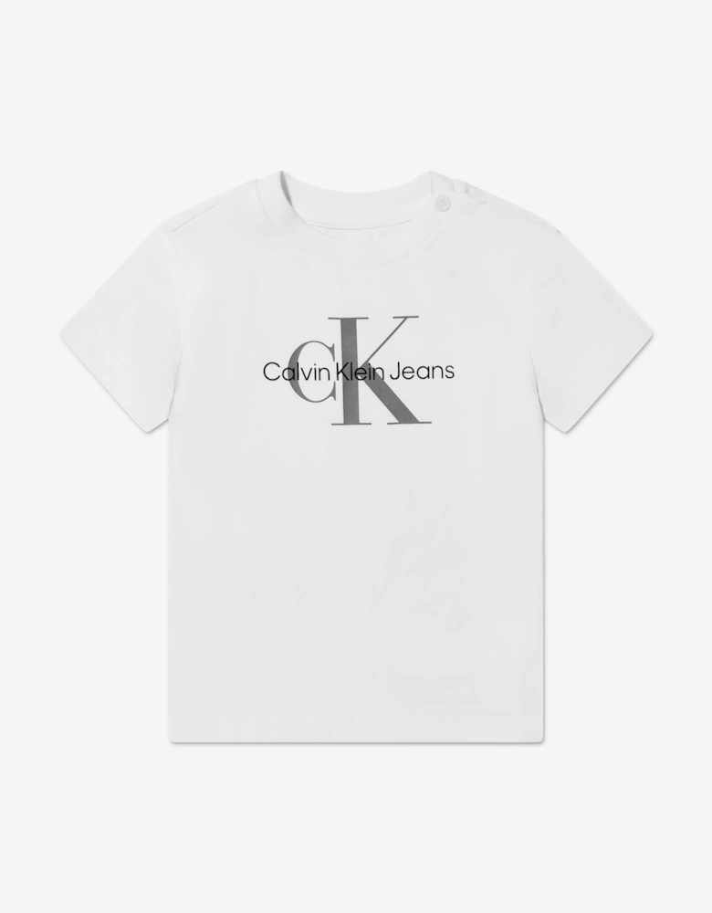 Baby Monogram T-Shirt in White