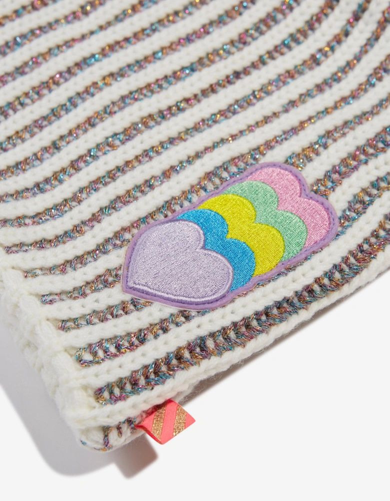 Billieblush Girls Hearts Snood in Ivory