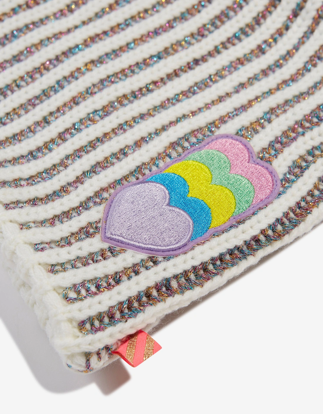 Billieblush Girls Hearts Snood in Ivory