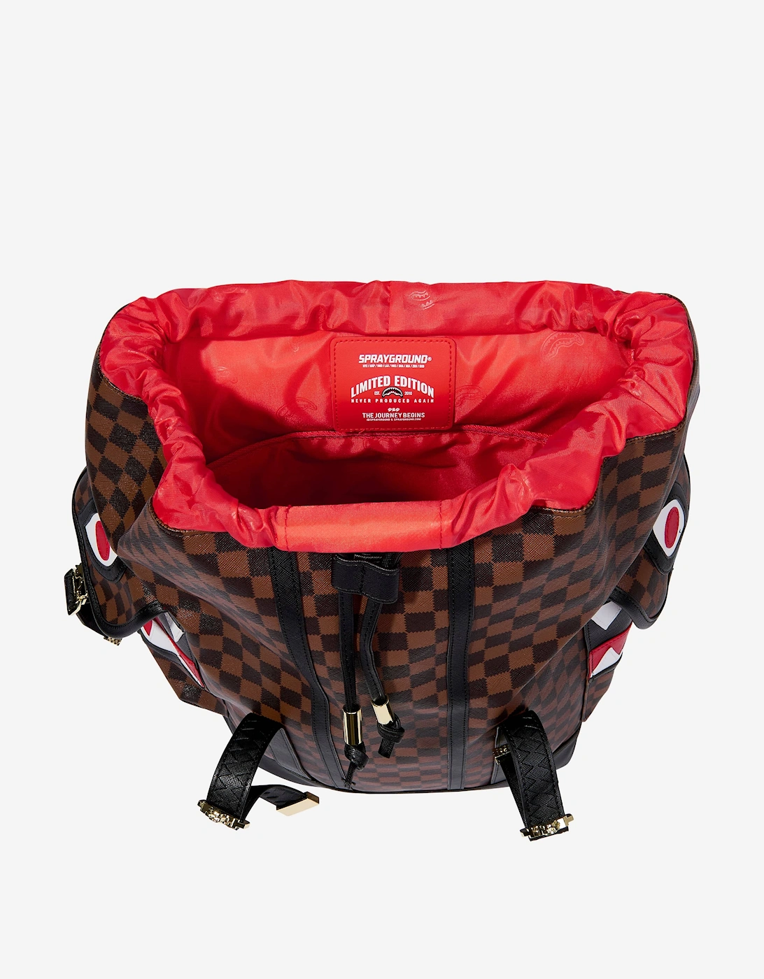 Kids Sawtooth Sharks In Paris Monte Carlo Backpack in Brown (45.72cm)