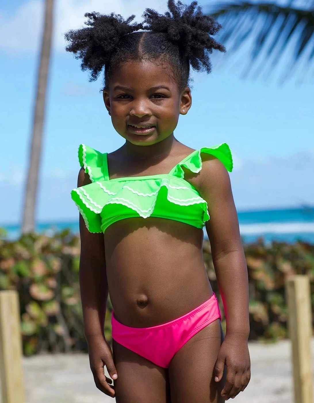 Girls Letzi Bikini in Pink