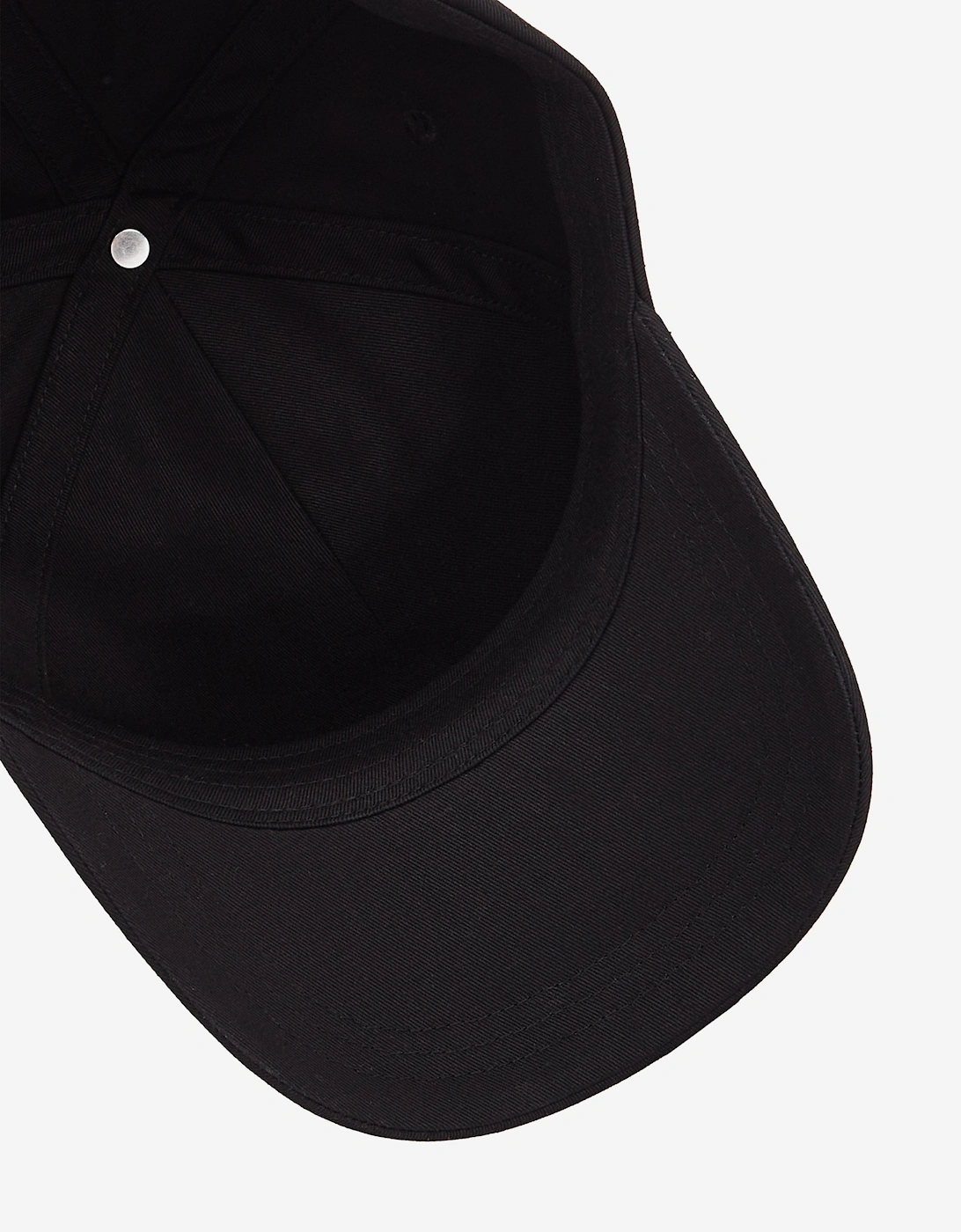 Kids Monogram Baseball Cap in Black