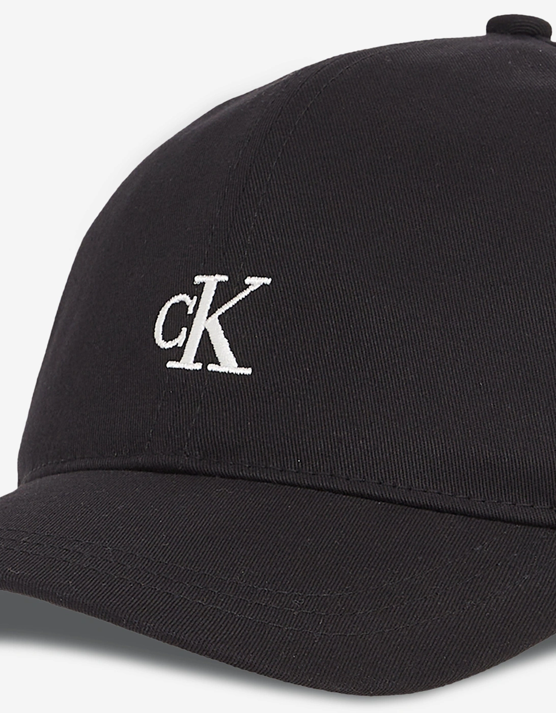 Kids Monogram Baseball Cap in Black