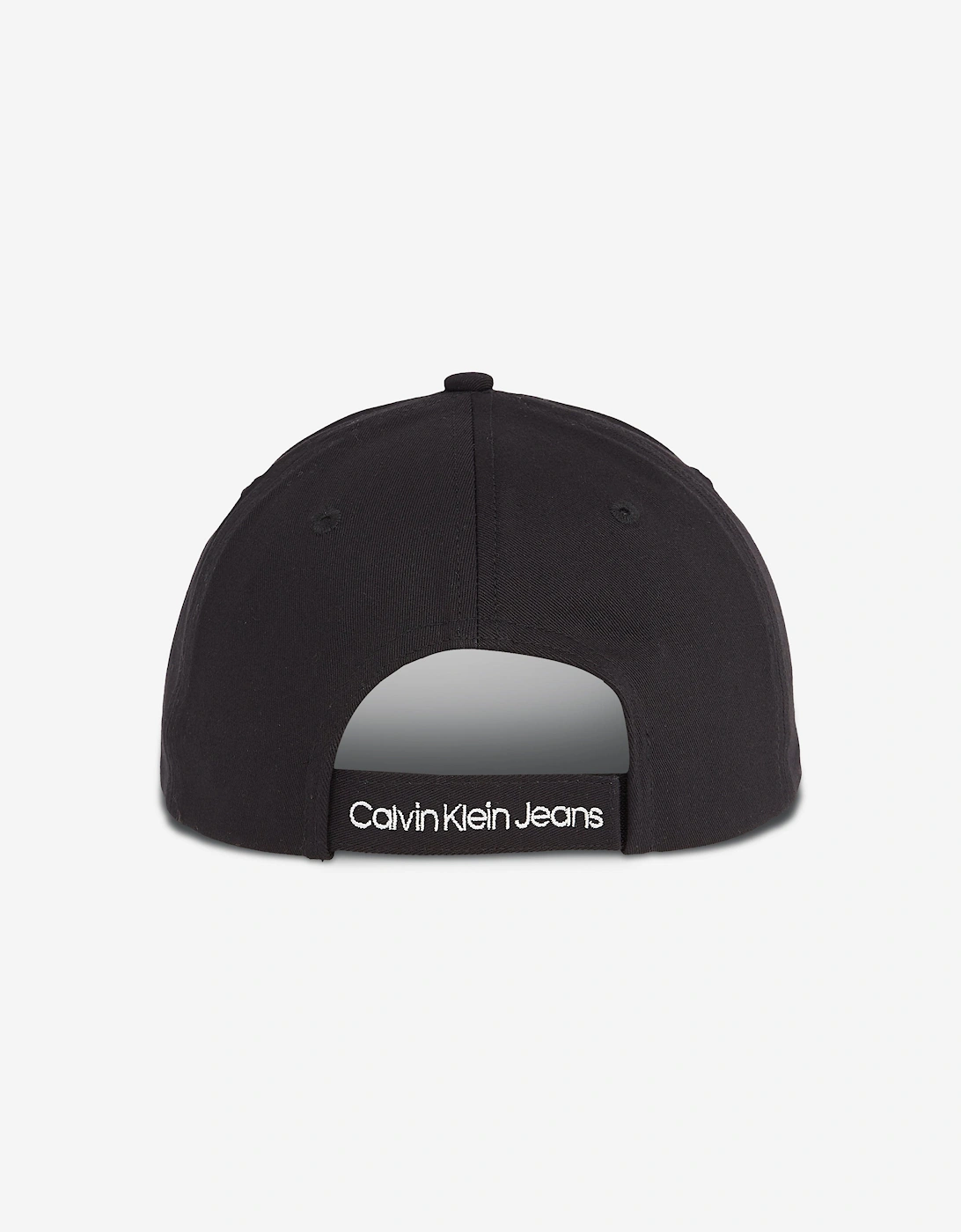 Kids Monogram Baseball Cap in Black