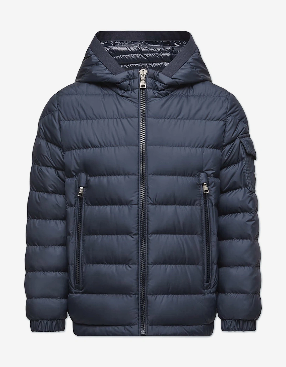 Girl's Moncler Enfant Kids Down Padded Galion Jacket in Navy - Blue - Size: 10 years