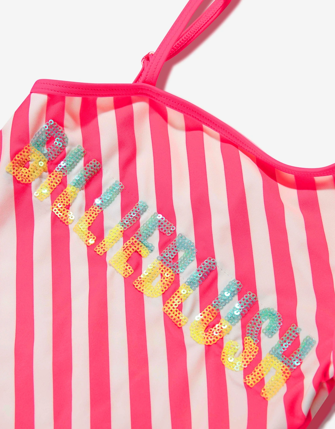 Billieblush Girls Swimsuit With 2 Scruchies in Pink