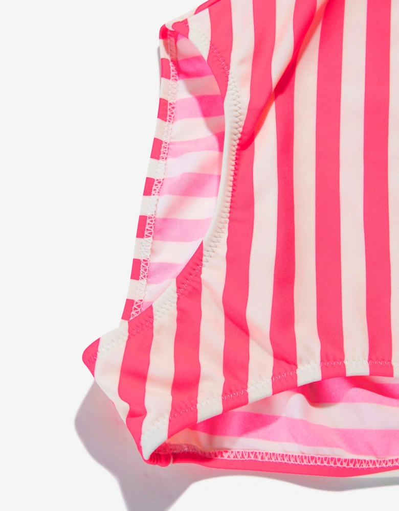 Billieblush Girls Swimsuit With 2 Scruchies in Pink