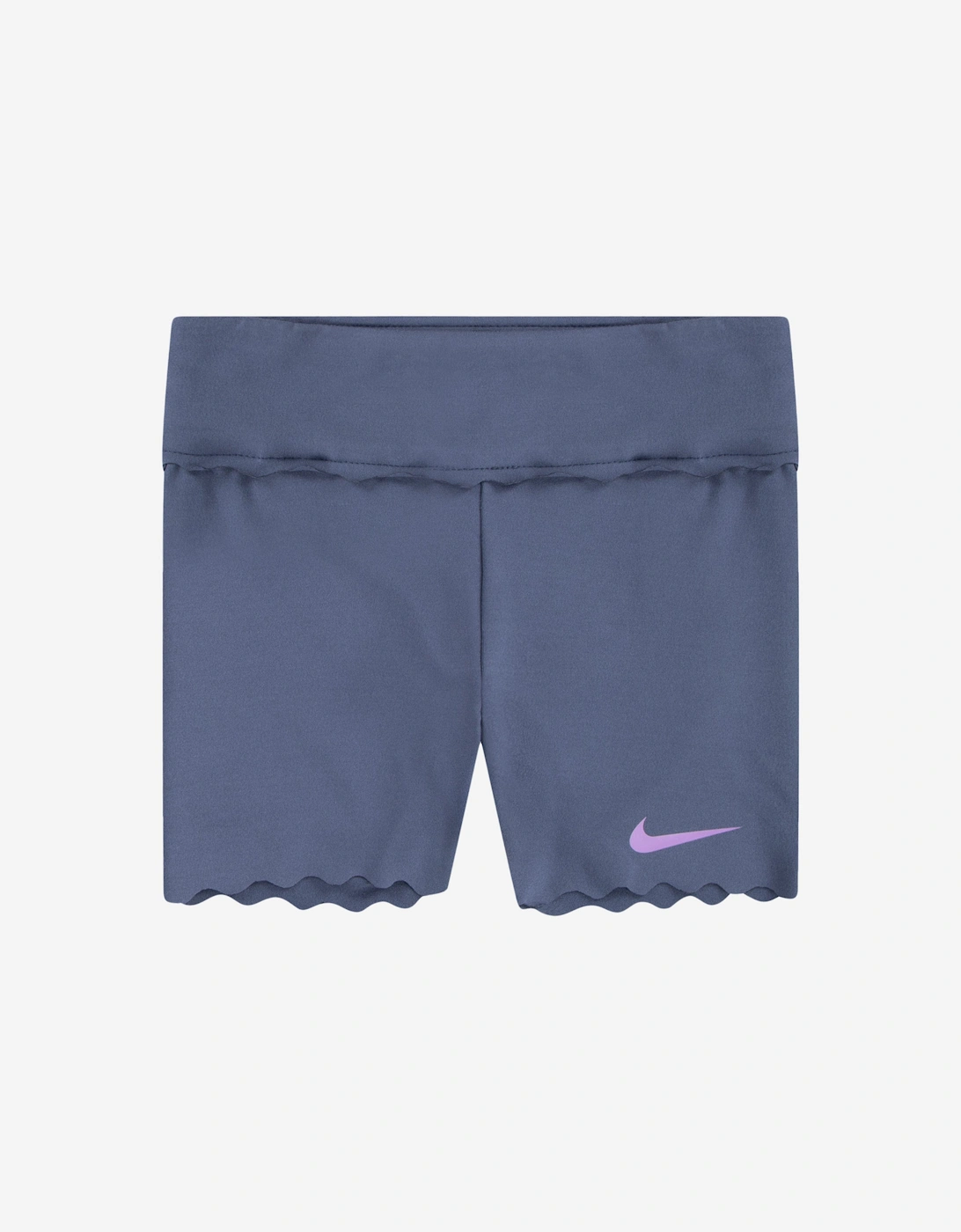Girls Swoosh Motion Short Set in Blue