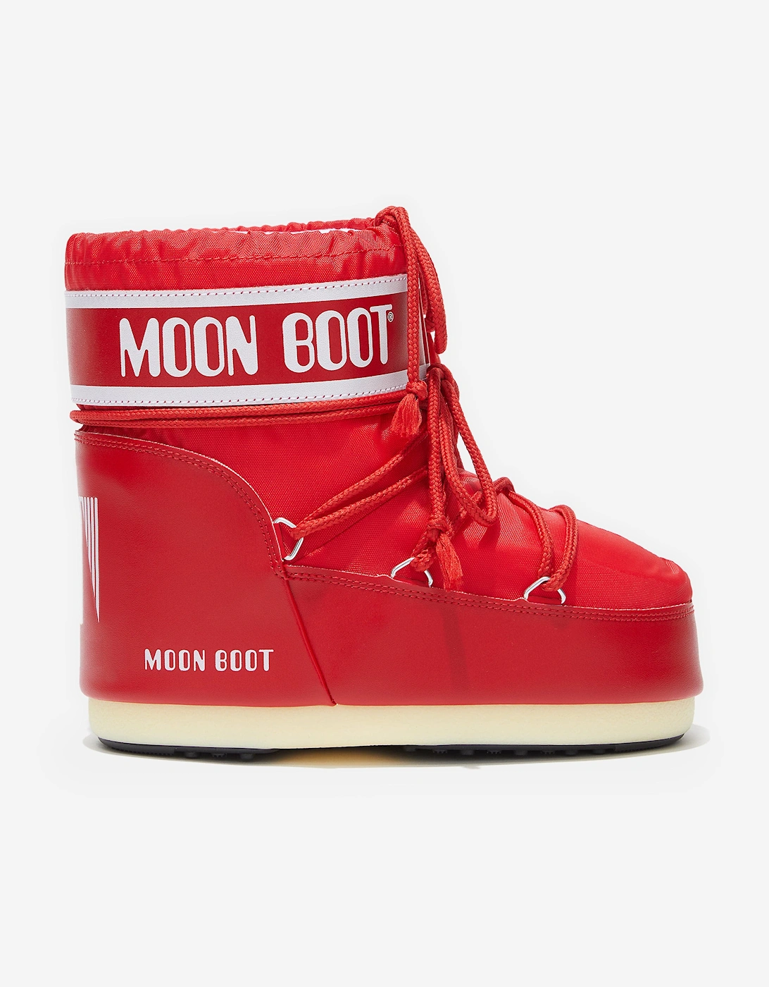 Moonboot Girl's Moon Boot Girls Icon Low Boots in Red - Size: EU 39 - 41 uk 6 - 7.5