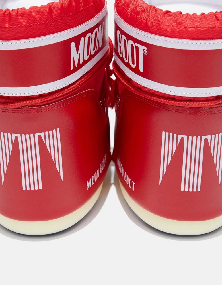 Moon Boot Girls Icon Low Boots in Red