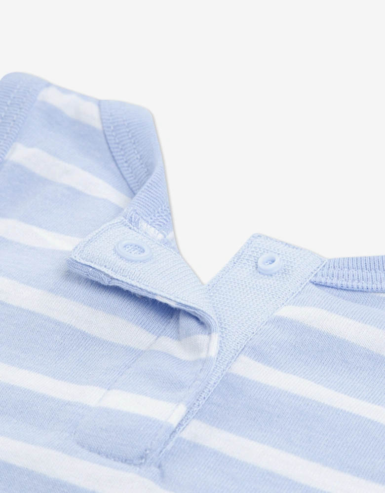 Baby Boys Essentials 2 Pack Romper Set in Blue