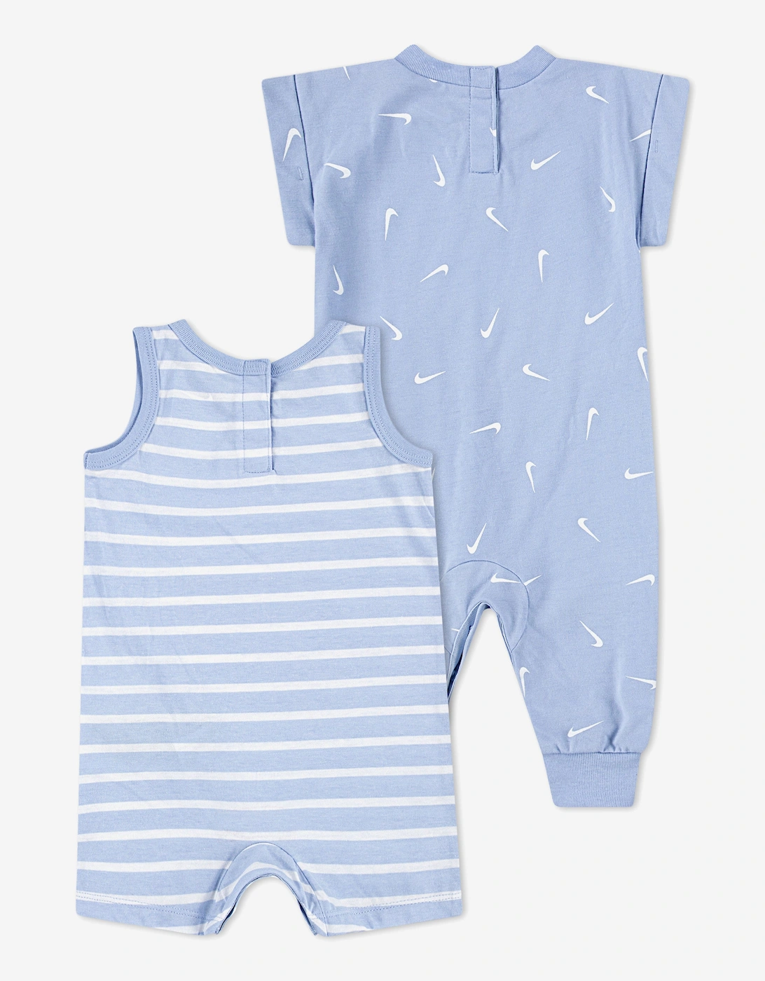 Baby Boys Essentials 2 Pack Romper Set in Blue