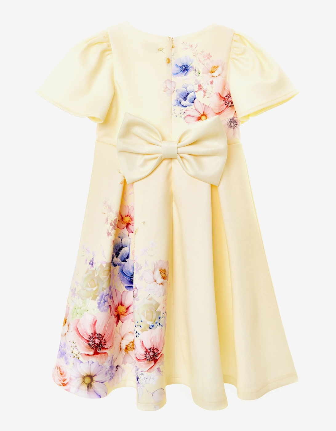Girls Sunlight Serenade Dress in Yellow