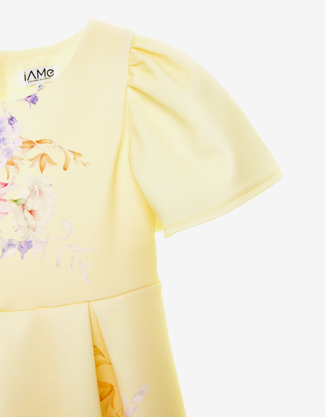 Girls Sunlight Serenade Dress in Yellow