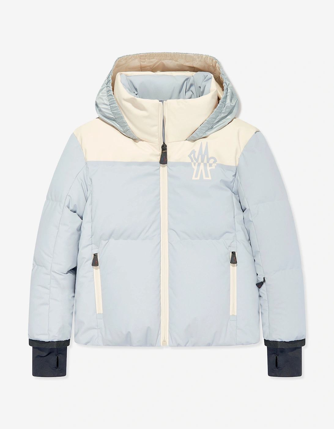 Enfant Girls Grenoble Down Padded Stennes Jacket in Blue, 6 of 5
