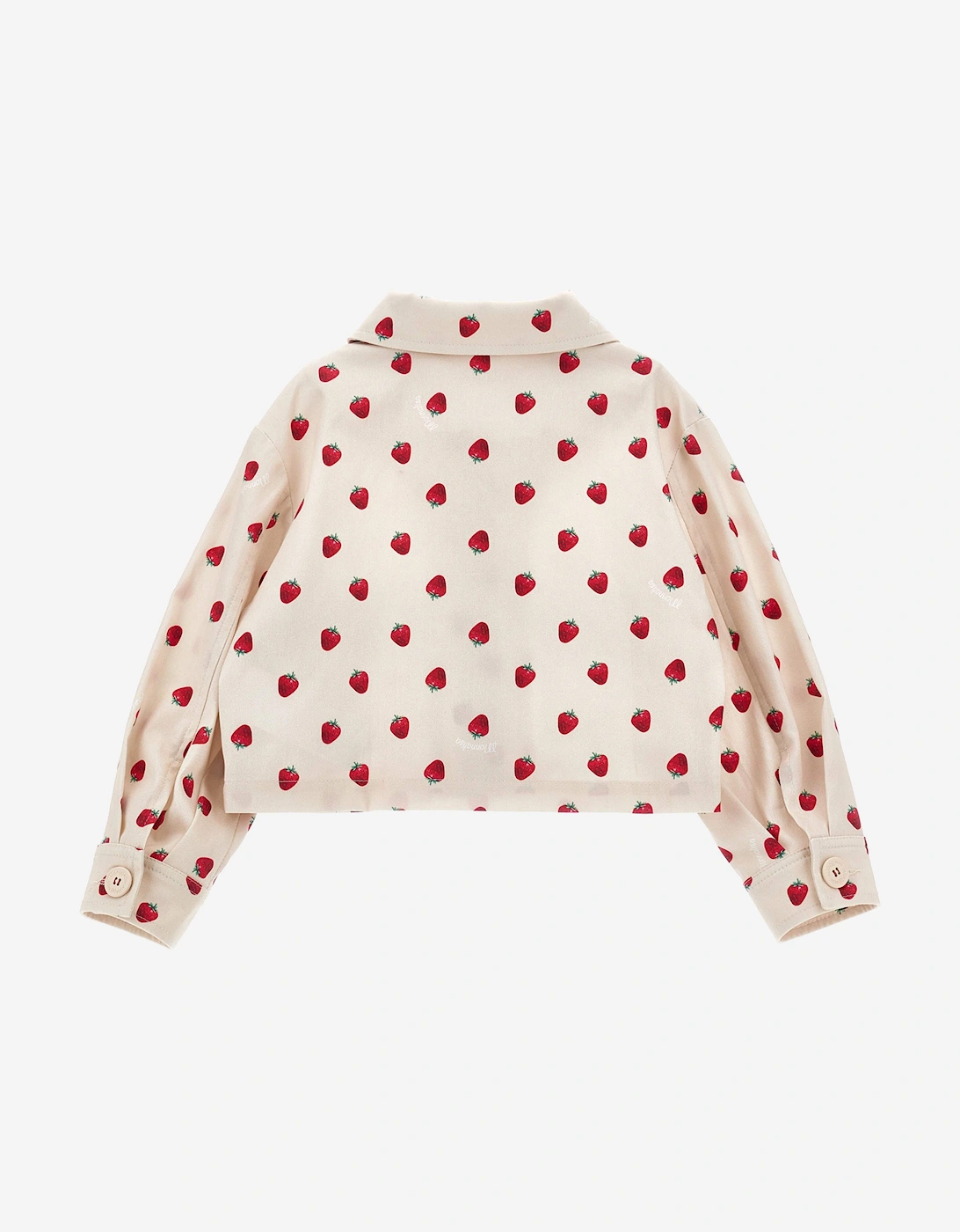 Girls Gabardine Jacket in Beige