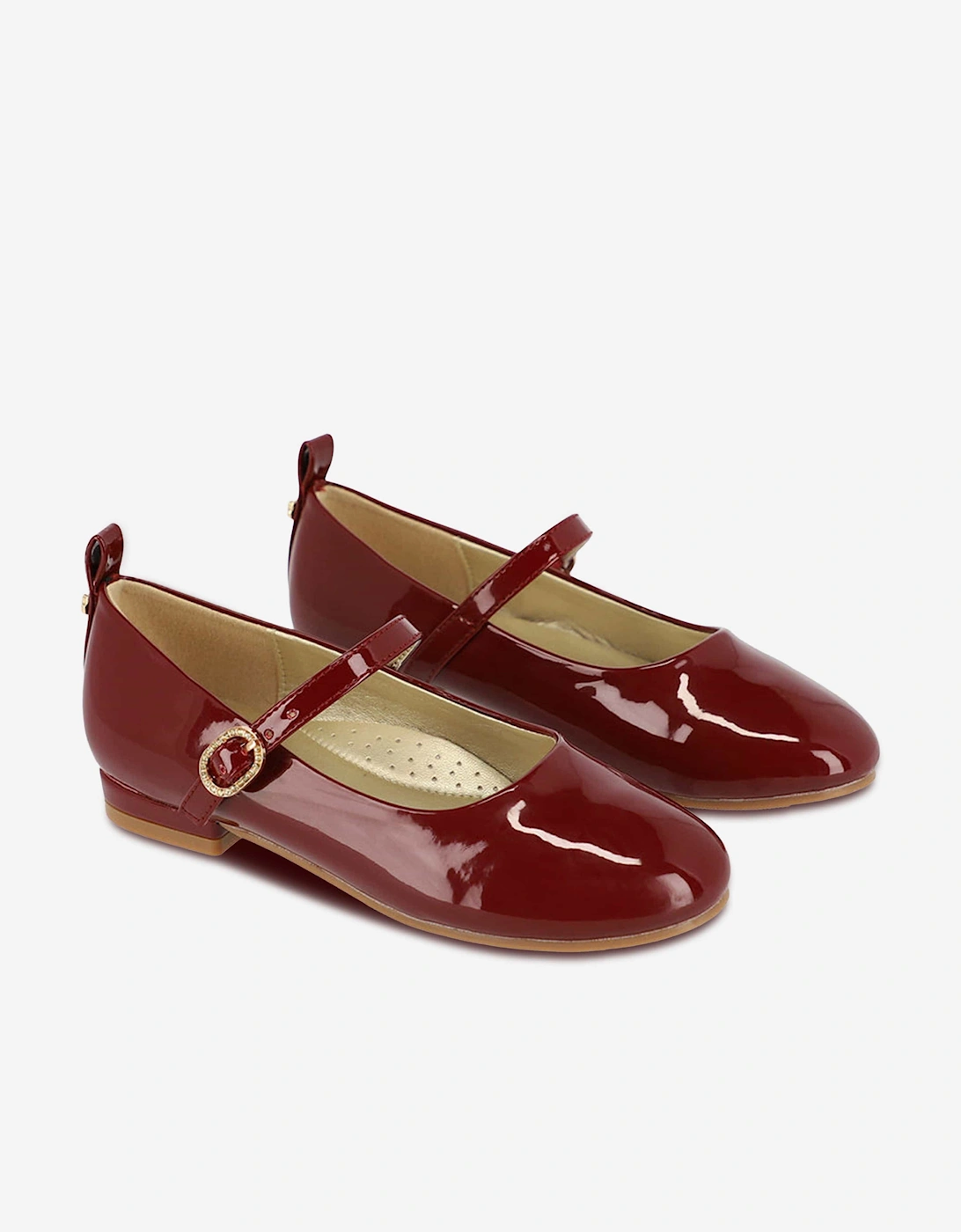 Angels Face Girls Esme Patent Shoes in Red