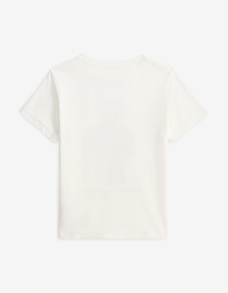 Boys Polo Bear T-Shirt in White