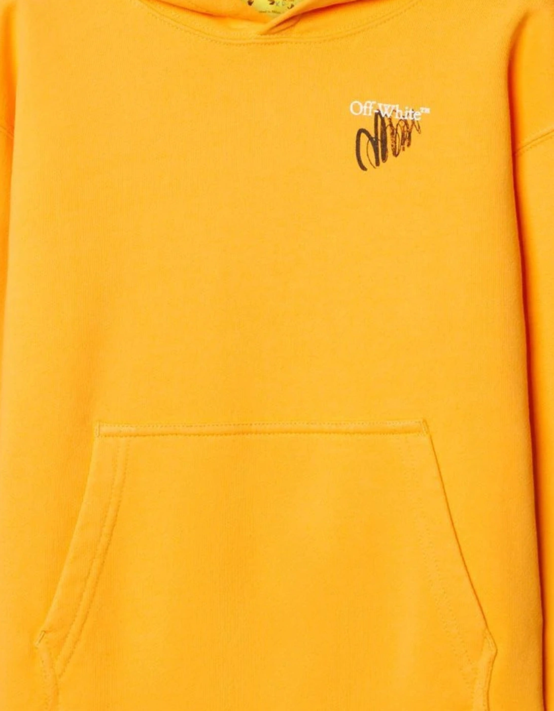 Boys Arrow Sketch Hoodie in Yellow