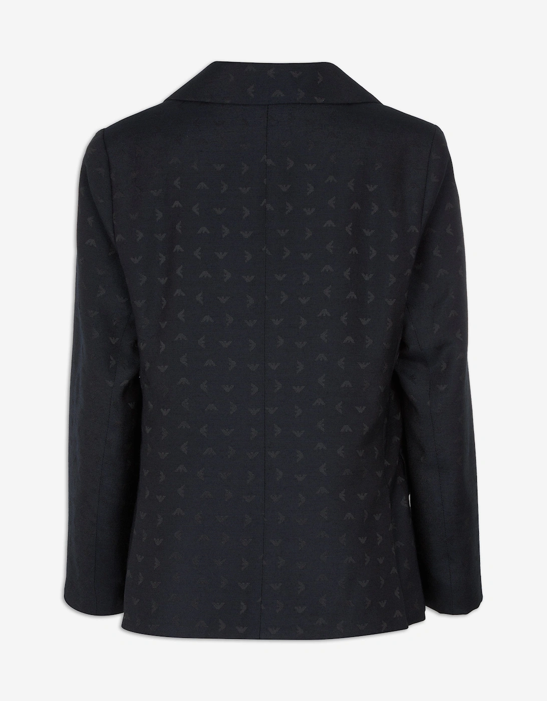Boys Logo Blazer in Navy