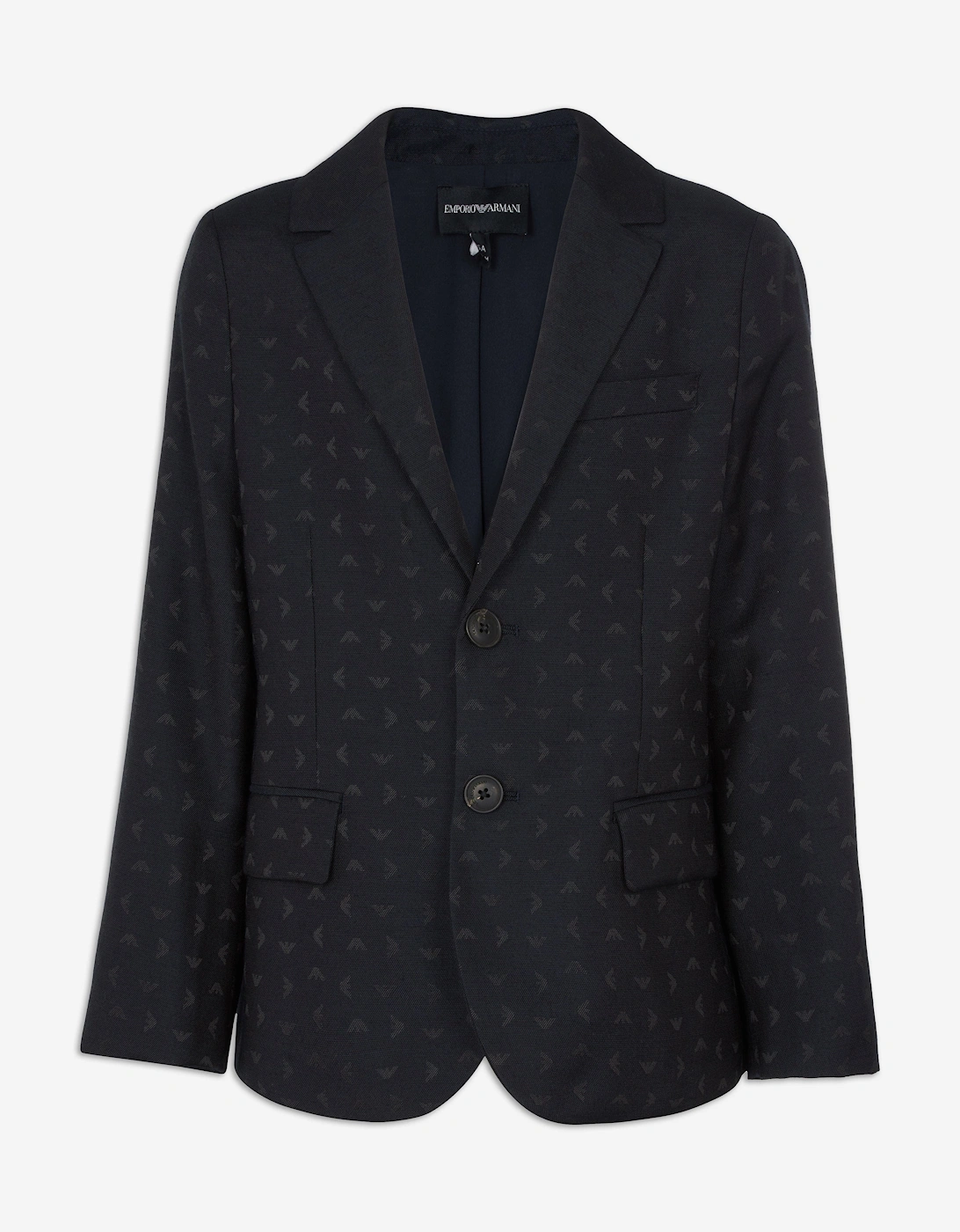 Boys Logo Blazer in Navy, 5 of 4