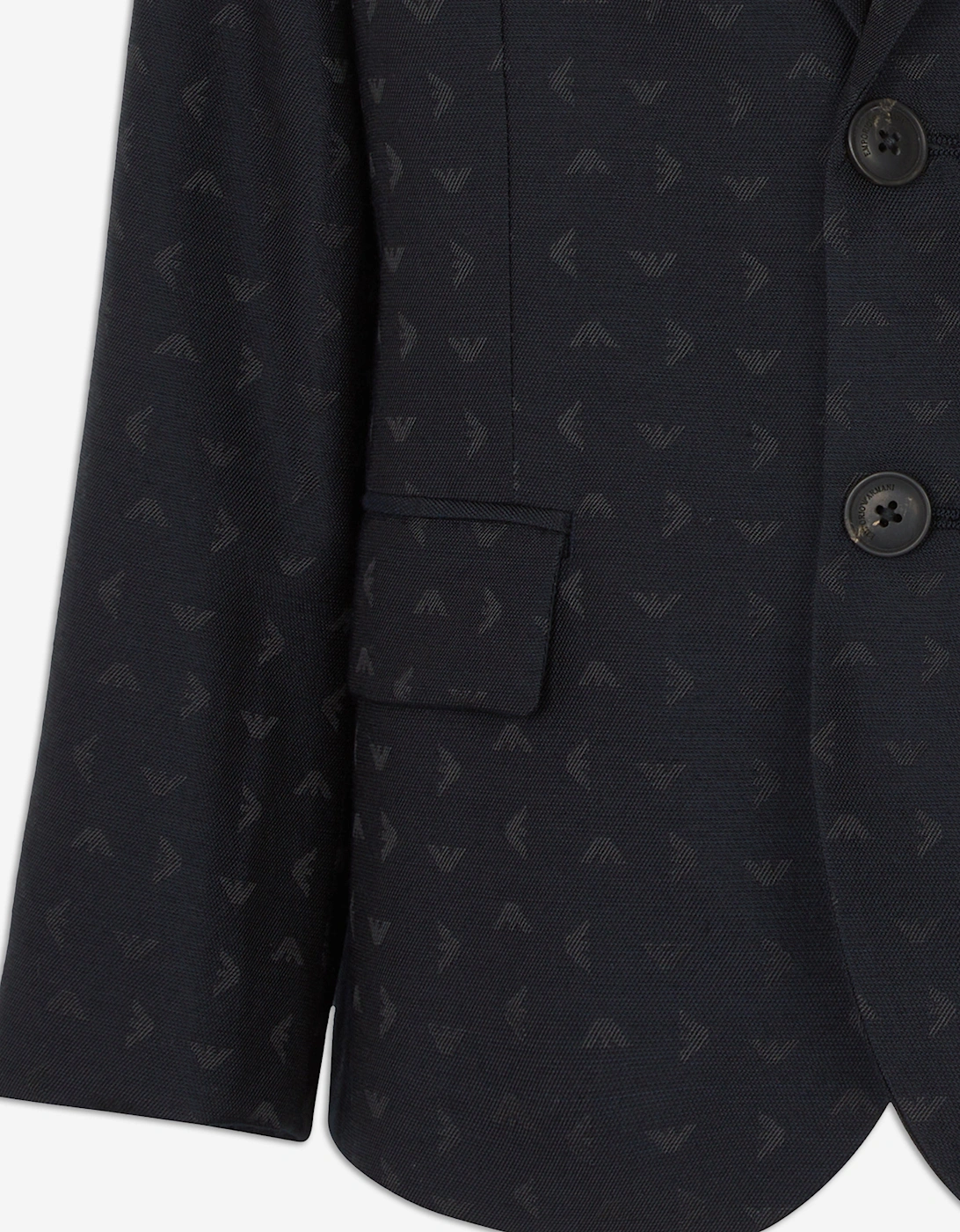 Boys Logo Blazer in Navy