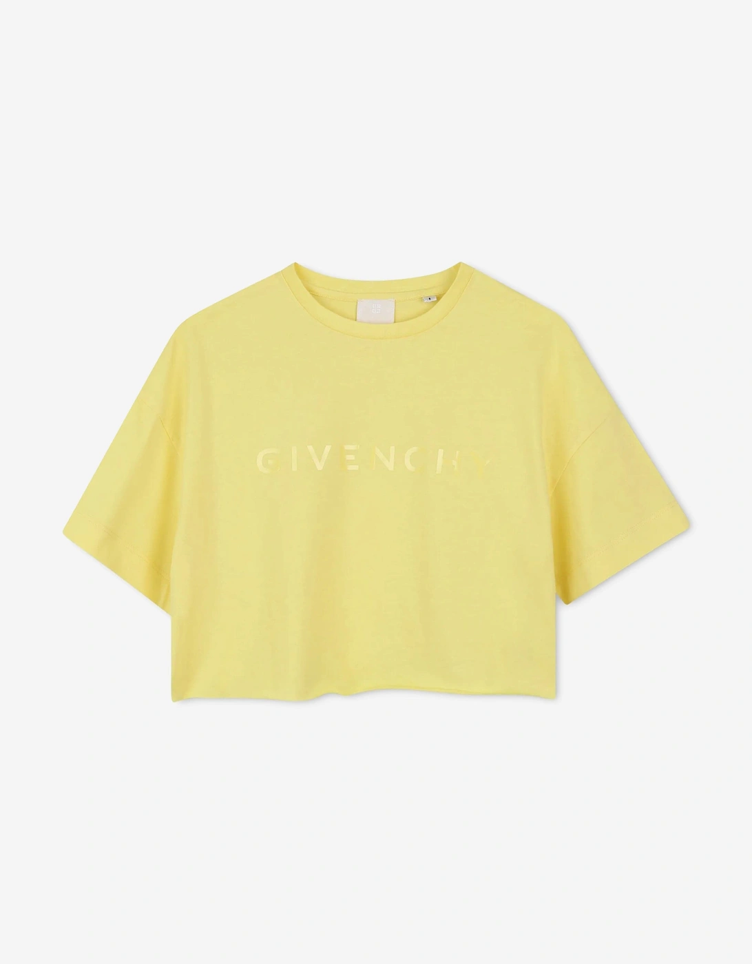 Girls Logo Print T-Shirt in Yellow, 5 of 4