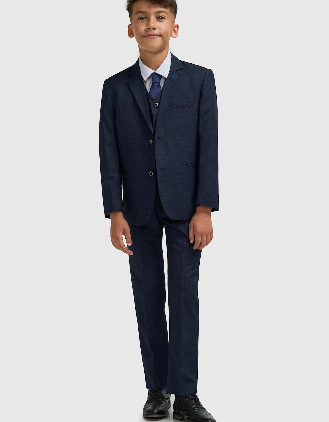 Boys Seeba Suit in Navy, 6 of 5